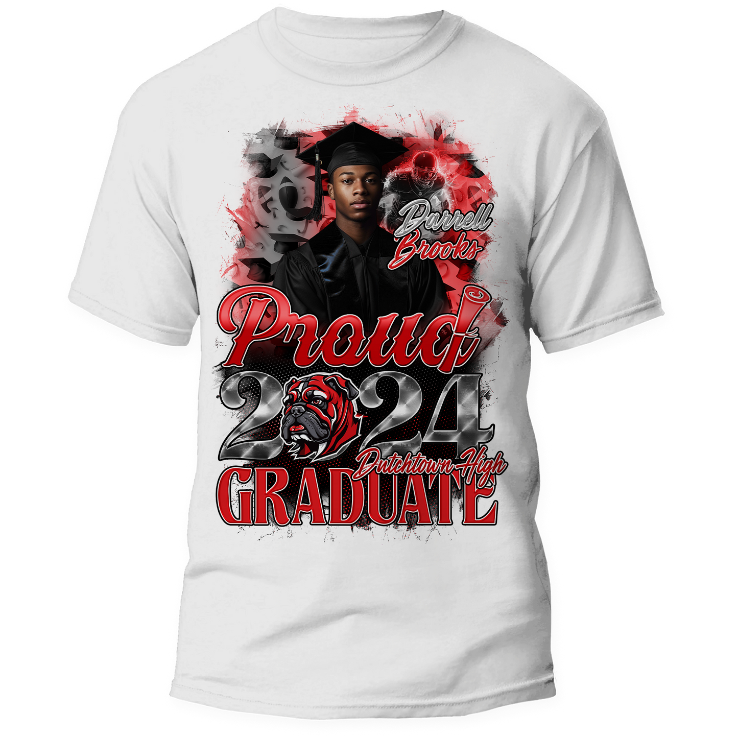 Graduation 2024 Senior Custom Photo Shirt